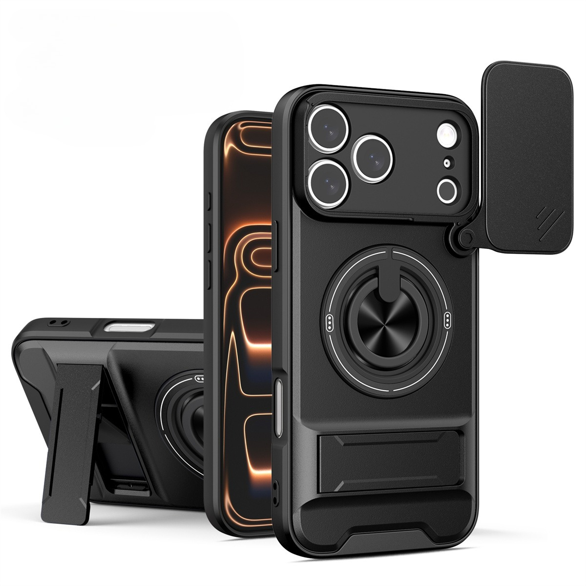 Ring Stand Case - Custodia magnetica per telefono per IPhone