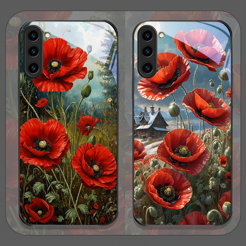 Phone Cases Red - Cover per Telefono in Vetro Temperato