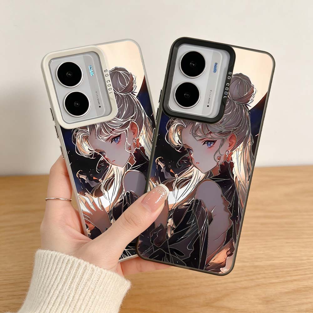 Phone Cases Realme - Cover per Telefono Colorata Argento con