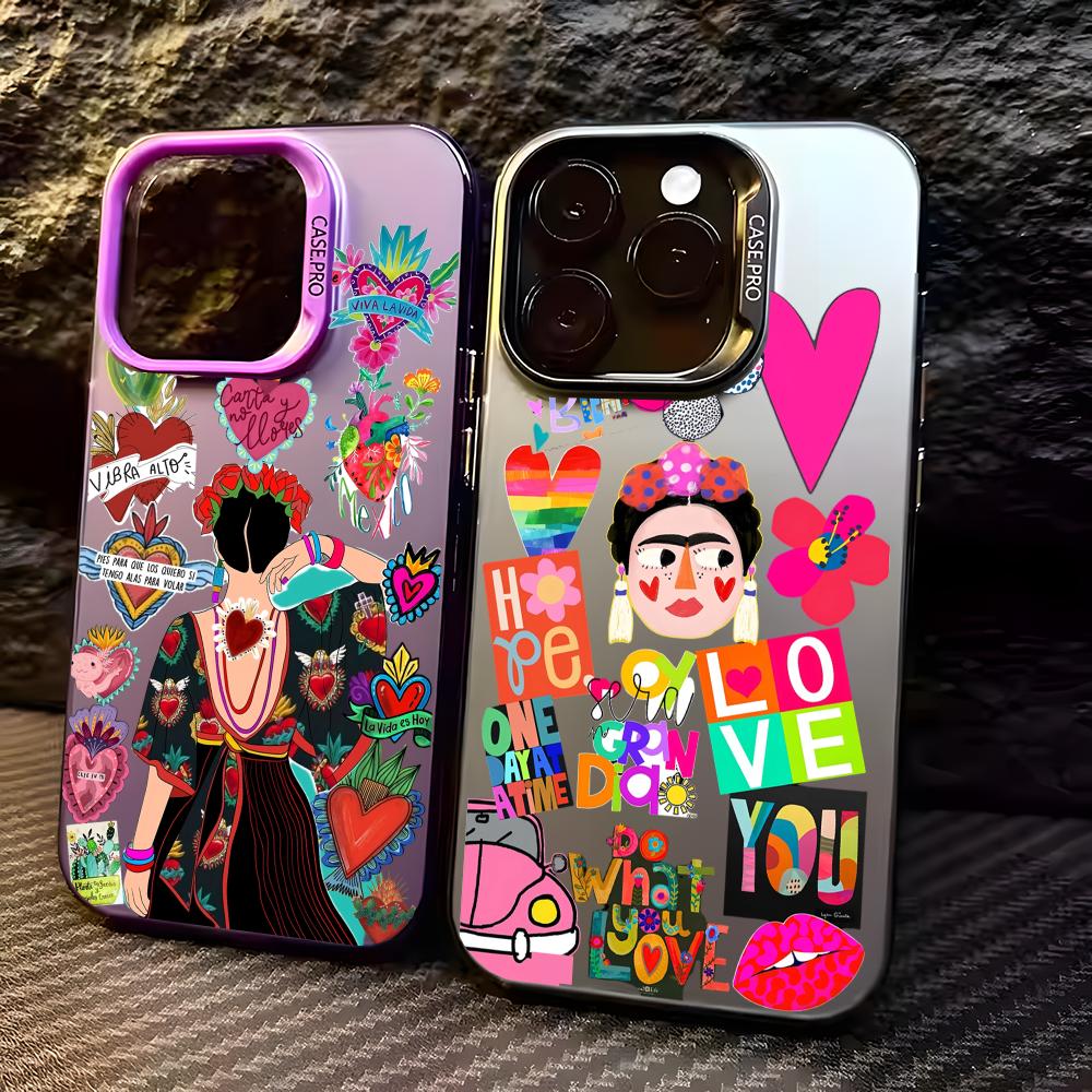 Phone Cases Art - Custodia per telefono F-frida Kahlo Design