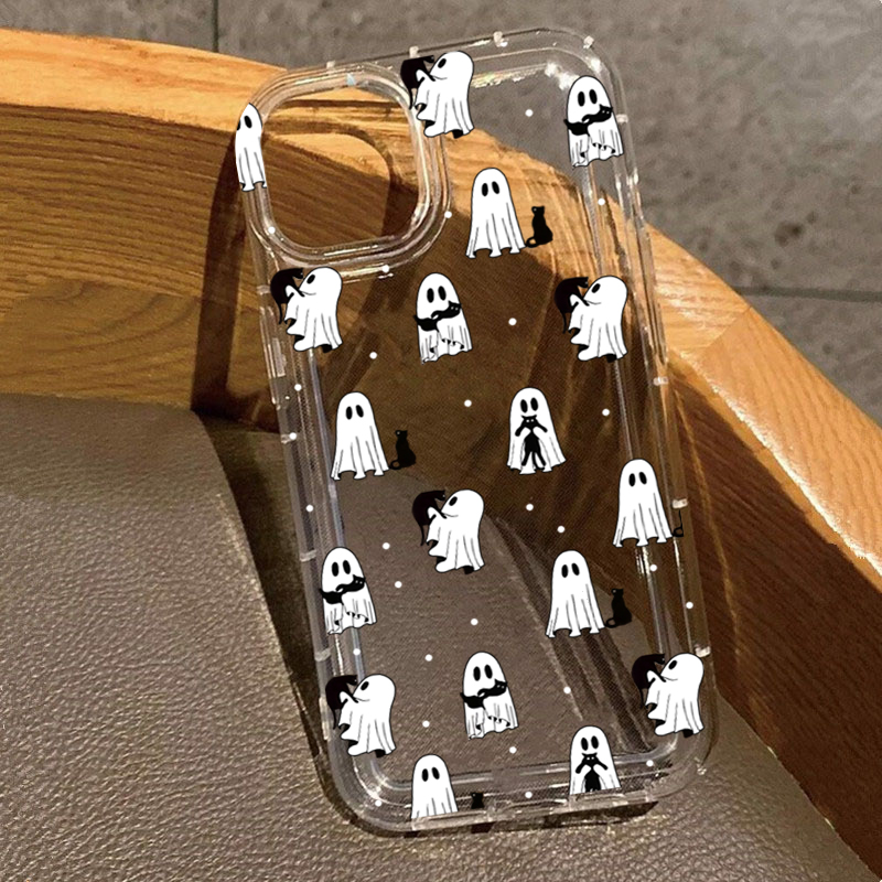 Phone Cases Iphone 12 - Western Halloween Cowboy Fantasma e fiori