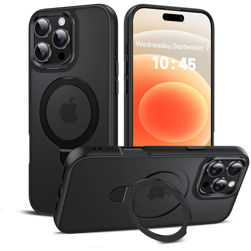 Ring Stand Case - Custodia Magnetica Opaca con Anello in
