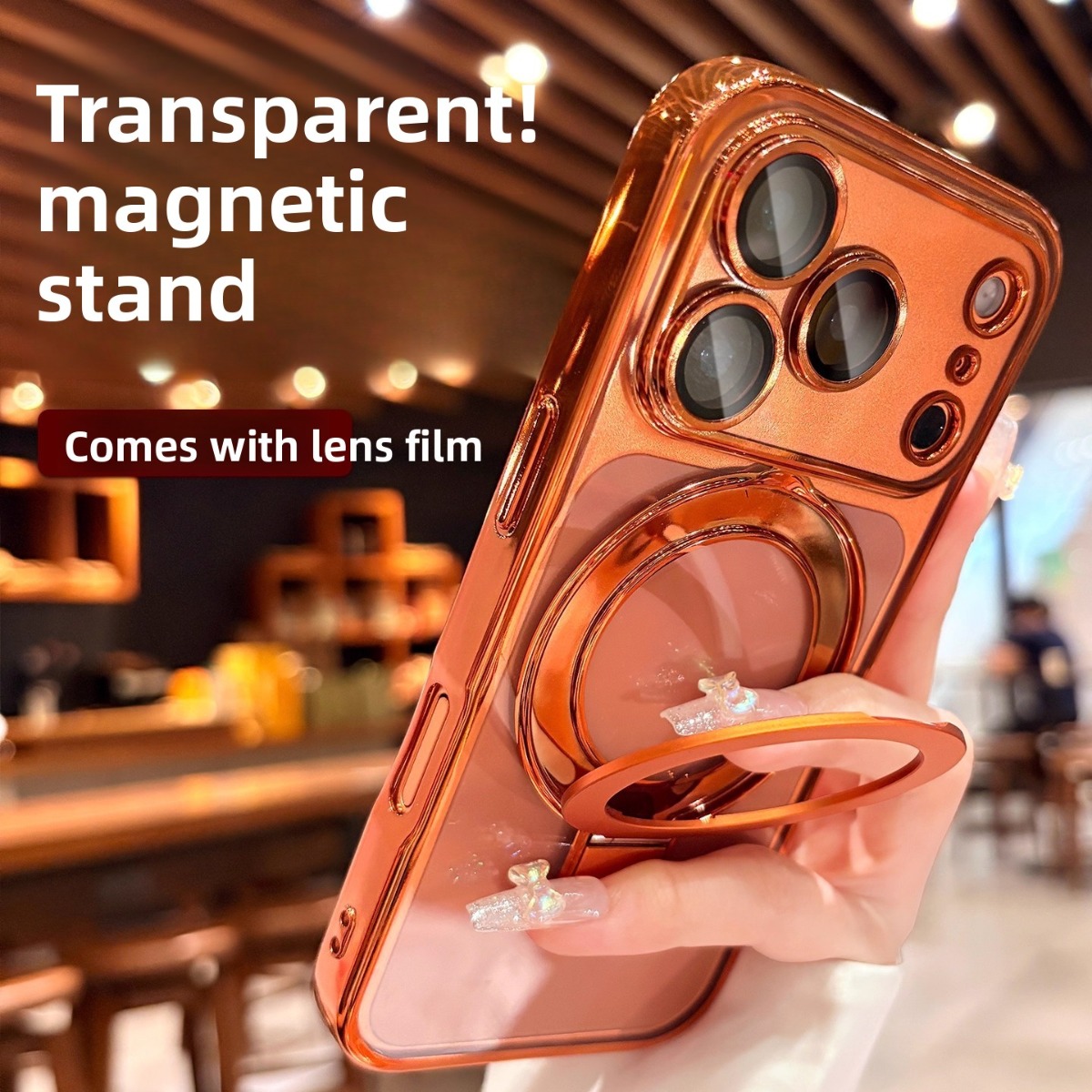 Ring Stand Case - Per Magsafe Custodia per telefono con