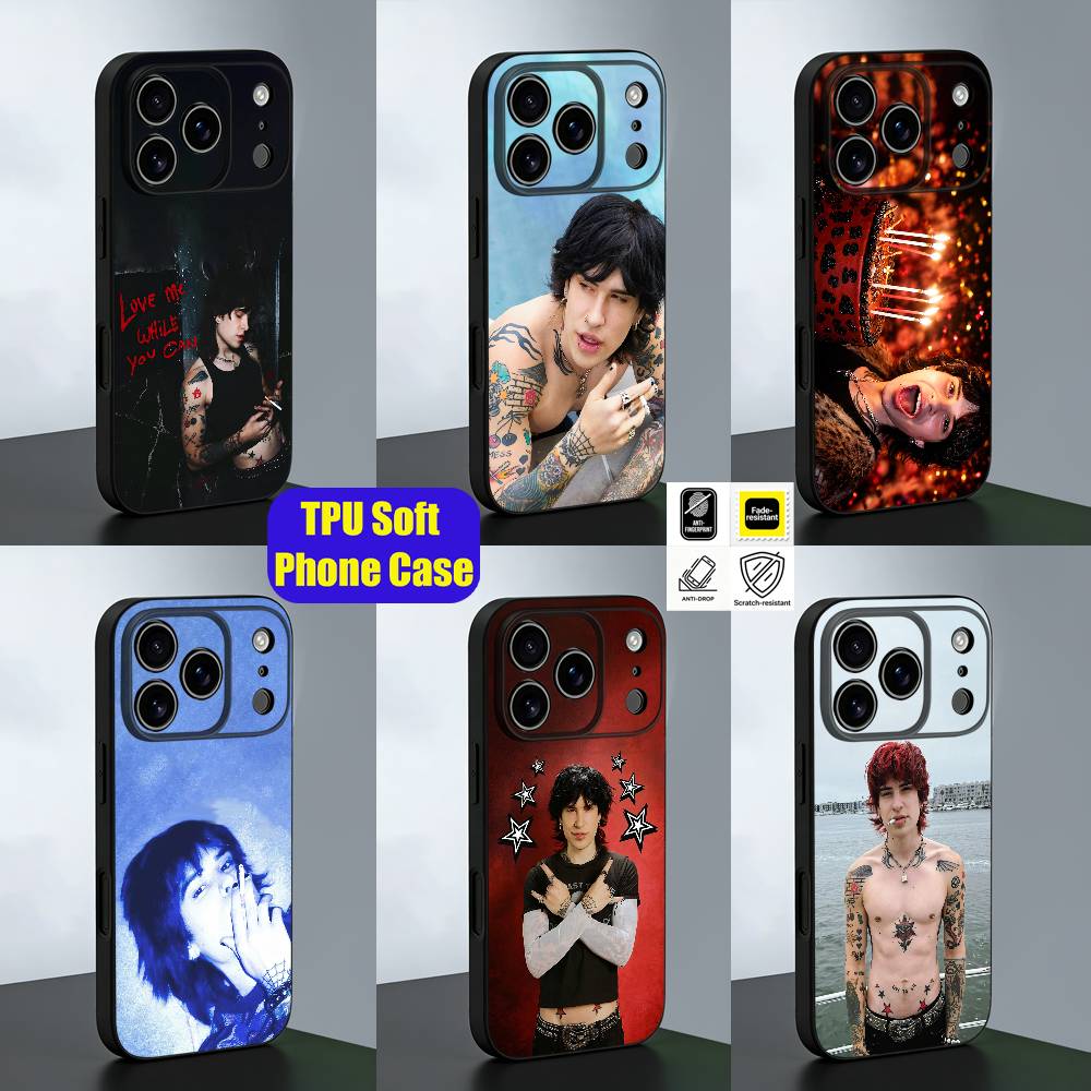 Phone Cases You Can Customize - Cover per telefono personalizzata nera morbida