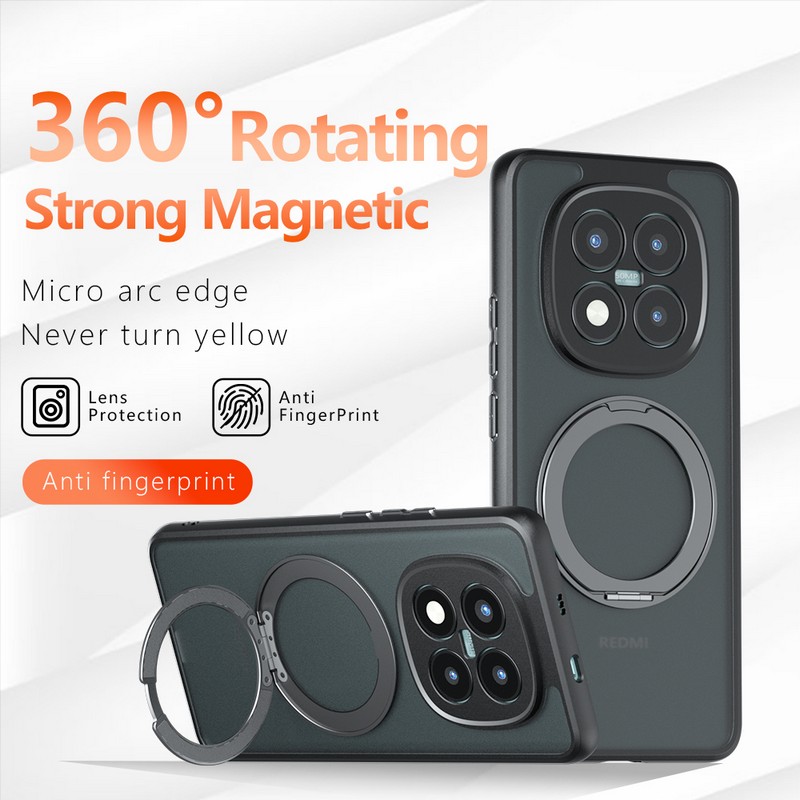 Ring Stand Case - 360 ° Custodia Magnetica Antiurto Opaca
