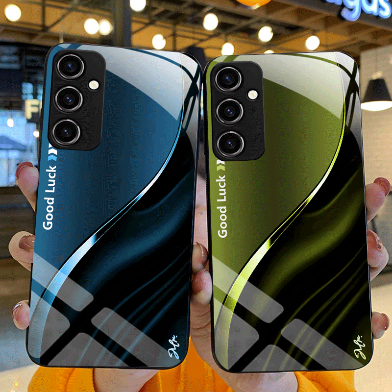 Phone Cases Realme - Custodia in vetro temperato rigido per