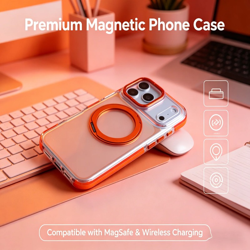 Custodia per telefono magnetic - Ring Stand Case recensione e prezzo