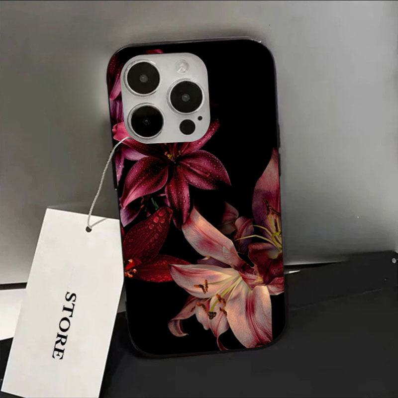 Elegante fiore di giglio rosso - Phone Cases Red recensione e prezzo