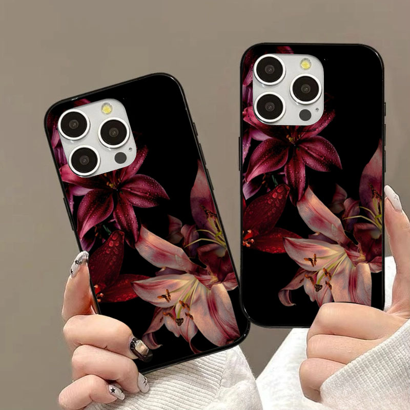 Elegante fiore di giglio rosso - Phone Cases Red recensione e prezzo