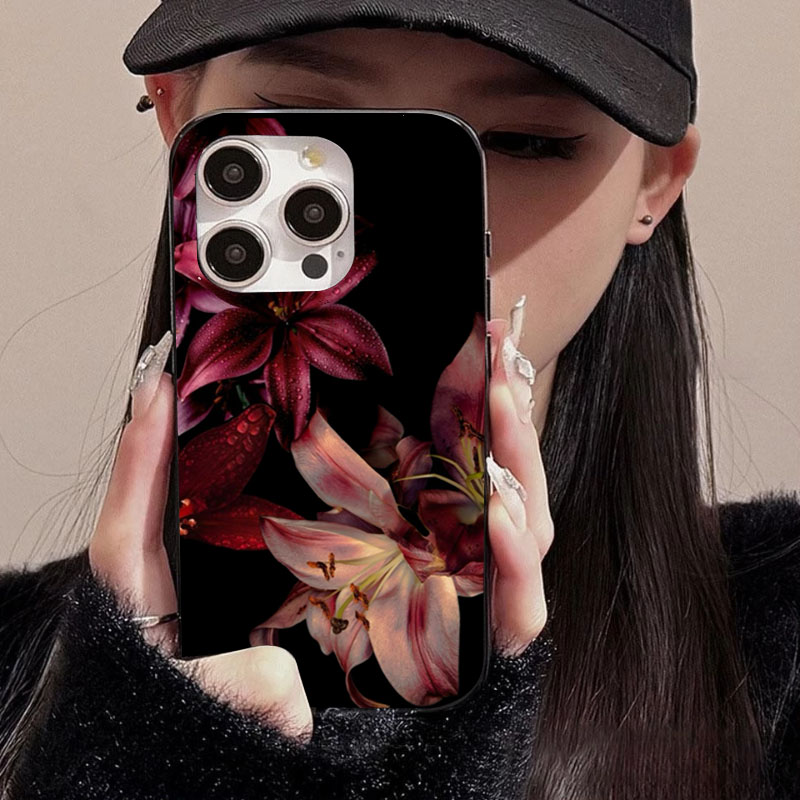 Elegante fiore di giglio rosso - Phone Cases Red recensione e prezzo