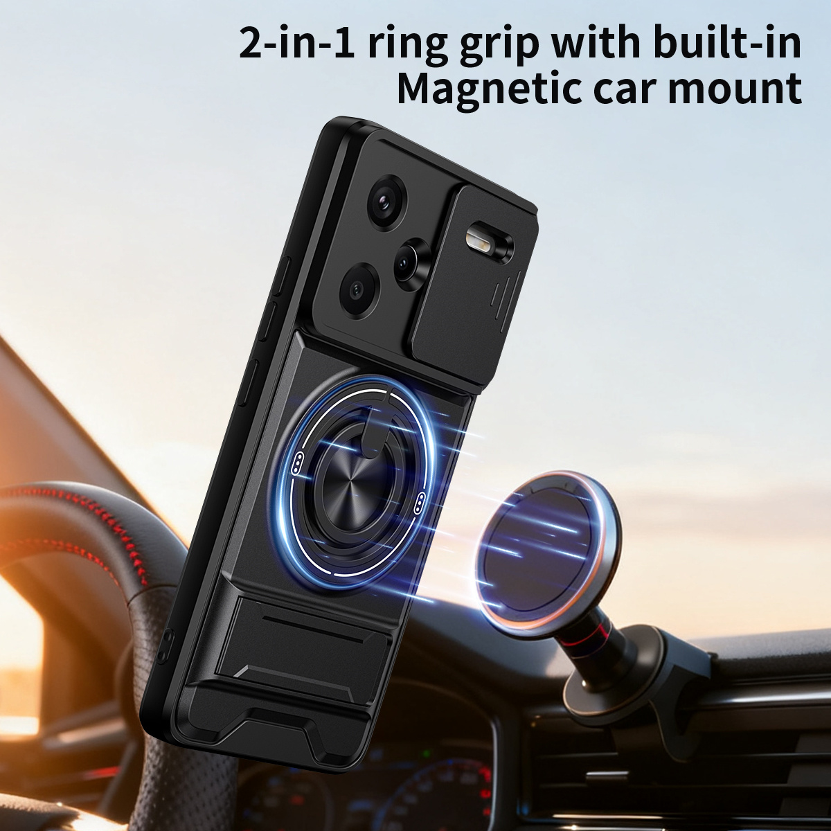 Custodia per telefono con obie - Ring Stand Case recensione e prezzo